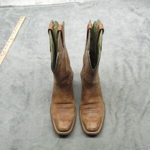 Ariat Legends Boots Women 6.5 B Brown Embroider Western Cowboy Square Toe Rugged